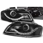Paire de feux phares Audi A3 8P de 2003 a 2008 Daylight led noir