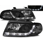 Paire de feux phares Audi A4 B5 de 1999 a 2000 Daylight led noir