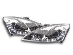 Paire de feux phares Daylight Led Ford Focus 98-01 Chrome