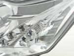 Paire de feux phares Design Led Ford Focus 2 C307 de 08-10 Chrome