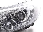 Paire de feux phares Daylight Led Ford Focus 3 C346 de 10-14 Chrome