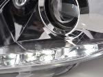 Paire de feux phares Daylight DRL Led VW Scirocco de 08-14 chrome