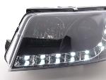 Paire de feux phares Daylight DRL Led VW Passat 3BG de 00-05 Noir