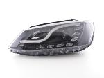 Paire de feux phares Daylight led DRL VW Jetta 6 de 11-17 Noir