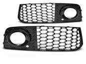 Paire de grille antibrouillard Audi A4 B8 08-11 noir