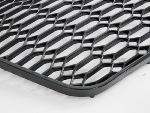 Grille Calandre en ABS Audi A6 C7 de 2011 a 2014 Look Sport Noir brillant + PDC