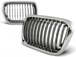 Paire de grilles de calandre en ABS BMW serie 3 E36 de 10/1996 a 08/1999 Chrome