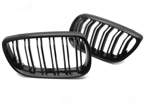 Calandre Avant BMW Serie 3 E92/E93 de 2006 a 2010 Noir Brillant Double Barres