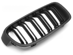 Grilles de calandre BMW serie 3 F30/F31 de 2011 a 2018 Noir Mat Double Barres