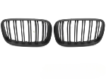 Grille calandre BMW X6 E71 de 2008 a 2014 Noir Mat Double barres