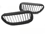 Grille de calandre avant BMW Serie 6 E63 / E64 de 2002 a 2010 Noir matt