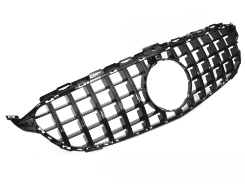 Grille calandre Mercedes classe C W205 de 2014 a 2021 Look GT Noir
