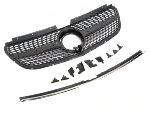 Grille calandre Mercedes Classe V W447 de 2019 a 2023 Noir Brillant Chrome