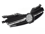 Grille calandre Mercedes SLK R170 de 1996 a 2004 Chrome Noir Brillant