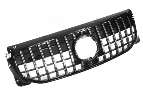 Grille calandre Mercedes GLB X247 de 2019 a 2023 Noir Brillant Chrome