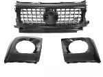 Grille calandre Mercedes Classe G W464 de 2018 a 2014 Chrome Noir Brillant