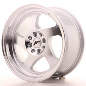 Jante JAPAN RACING JR15 16" x 8" 4x100 4x108 ET 25 Machined Face Silver