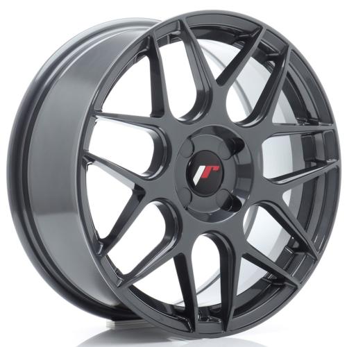 Jante JR Wheels JR18 17x7 ET20-40 - 4 trous sur mesure - Hyper Gray