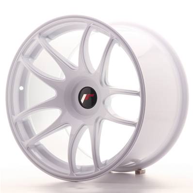 Jante JAPAN RACING JR29 18" x 10,5" Multi Perçage ET 25 White