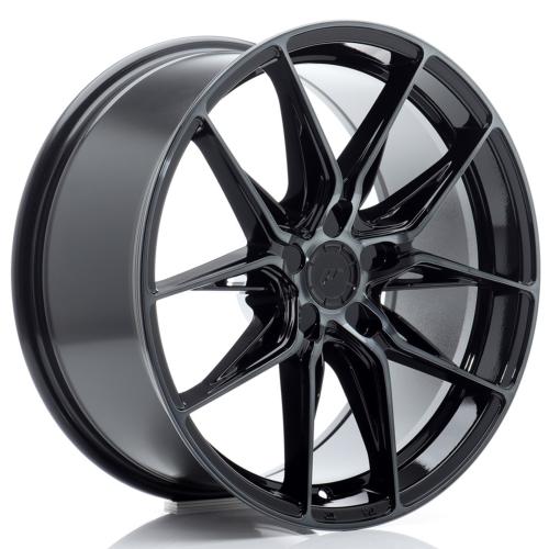 Jante JR Wheels JR44 18x8 ET20-42 - 5 trous sur mesure - Black machined w/ Tinted face