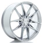 Jante JR Wheels JR44 20x9 ET20-51 - 5 trous sur mesure - Silver machined face
