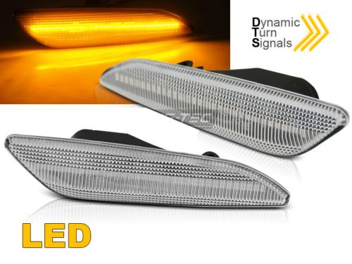 Paire de clignotant repetiteur Fiat Tipo 2015-2020 LED chrome