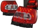 Paire de feux arriere Audi A4 B5 de 1994 a 2000 berline LED rouge