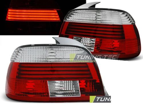 Paire de feux arriere BMW serie 5 E39 Berline 00-03 LED rouge blanc