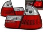 Paire de feux arriere BMW serie 3 E46 Break 99-05 LED rouge blanc