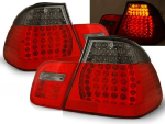 Paire de feux arriere BMW serie 3 E46 berline de 05/1998 a 08/2001 LED rouge fume