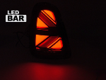 Paire de feux arriere Mini Cooper R56-R57-R58-R59 2006 a 2014 FULL Led Bar Fume