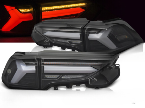 Paire de feux arriere Toyota RAV4 de 2019 a 2024 FULL LED BAR Noir Dyn
