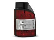 Paire feux VW T5 03-09 LED rouge blanc hayon