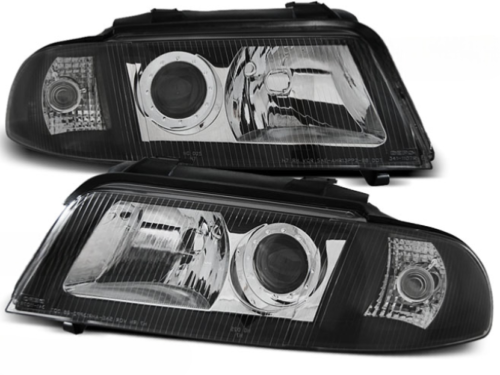 Paire de feux phares Audi A4 B5 de 1999 a 2000 design noir