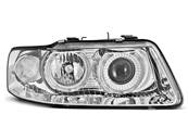 Paire de feux phares Audi A3 8L 00-03 angel eyes chrome