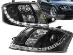 Paire de feux phares Audi TT 99-06 Daylight led noir