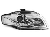 Paire de feux phares Audi A4 B7 de 2004 a 2008 Daylight DRL led chrome