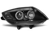 Paire de feux phares BMW Z4 E85/E86 de 2002 a 2008 angel eyes noir