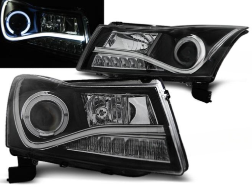 Paire de feux phares Chevrolet Cruze 09-12 Daylight noir
