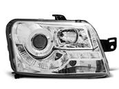 Paire de feux phares Fiat Panda 03-08 Daylight led chrome