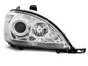 Paire de feux phares Mercedes ML W163 98-01 design chrome