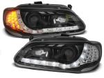 Paire de feux phares Renault Megane / Scenic 96-99 Daylight LED noir