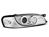 Paire feux Phares Subaru Impreza 1993 a 2000 Angel eyes chrome