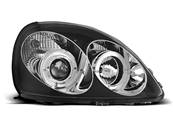 Paire de feux phares Toyota Yaris 99-03 angel eyes noir