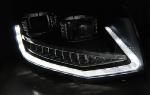 Paire de feux phares VW T6 15-19 LED DRL LTI Noir