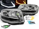 Paire de feux phares VW T6 15-19 LED DRL LTI Chrome