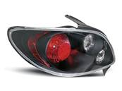 Paire de feux arriere design Peugeot 206 de 1998 a 2005 noir