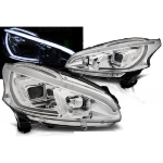 Paire de feux phares Peugeot 208 12-15 led LTI chrome
