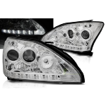 Paire de feux phares Lexus RX 330 / 350 03-08 Daylight led chrome