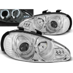 Paire de feux phares Mazda MX3 91-98 angel eyes chrome